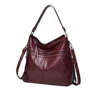 WIQUYBML Borse da Donna, Grandi, firmate, Borse a Secchiello, in Pelle, con Rete per Auto