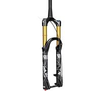 WIQUYBML Forcella Ammortizzata per Bicicletta, Forcella Anteriore da Downhill per Mountain Bike con Sospensione ad Aria, Escursione 160 mm, Perno Passante 100 x 15, Freni a Disco, regolator