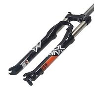 WIQUYBML Forcella Anteriore Ammortizzata per Bicicletta, Controllo della Molla di smorzamento da 1-1/8" per Ruote da 26, 27,5 e 29 Pollici, Freno a Disco, Escursione 110 mm.