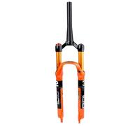 WIQUYBML Forcella Anteriore per Bici 26 27.5 29 Ammortizzatore ad Aria Sospensione per Bicicletta Tubo Conico Dritto Spalla Controllo remoto Freno a Disco Corsa 100 mm QR 9 mm