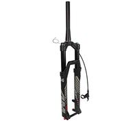 WIQUYBML Forcella Anteriore per Bicicletta 26"/27,5''/29''Ammortizzatore MTB con Sospensione ad Aria Regolazione smorzamento Tubo Conico 1-1/2" Blocco Manuale/remoto Escursione 120 mm Perno