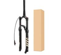 WIQUYBML Forcella Anteriore per MTB, Escursione 120 mm, Lega di Alluminio, Ammortizzatore, Molla, Forcella ad Aria, Accessori per sospensioni Bici.