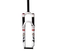 WIQUYBML Forcella da Montagna con Sospensione, Controllo della Spalla, Sospensione ad Aria da 1-1/8", Escursione Anteriore da 120 mm, per Bicicletta