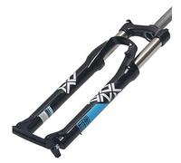 WIQUYBML Forcelle Ammortizzate per Bicicletta da 26", 27,5" e 29", Olio/Molla, Forcella Anteriore per MTB, Escursione 100 mm, Regolazione della Corona QR, cannotto da 1-1/8", Freno a Disco