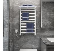 WIQUYBML Radiatore scaldasalviette Elettrico, 450 x 700 mm, scaldasalviette Intelligente a Temperatura costante, scaldasalviette Elettrico riscaldato da Bagno Invernale, scaldasalviette, Asciugamano,