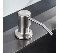 WIQUYBML Rubinetti, Dispenser di Sapone da Cucina da 220 ml, 3 Colori, detergente Liquido, Bottiglia per lavello, Bottiglia in Acciaio Inossidabile, Bottiglia in ABS/Nichel