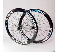 WIQUYBML Ruote per Bici da Strada in Lega di Alluminio 700C, Cerchio da 40 mm/50 mm, sgancio rapido, mozzo da 100/135 mm a 20 Fori con Freno a Disco per Cassetta a 8-9-10-11 velocità
