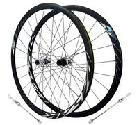 WIQUYBML Set di Ruote per Bicicletta da Strada 700C, Freno a Disco, 24 Fori, mozzo Anteriore 2 e Posteriore 4 Cuscinetti, Cerchio a Doppia Parete da 30 mm, 7/8/9/10/11/12 velocità
