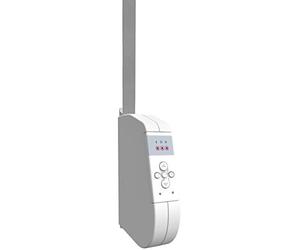 WIR elektronik, eWickler Standard eW910 - Avvolgitore elettrico per cinghia da 23 mm, a parete, fino a 45 kg, tempi di guida regolabili, spina di alimentazione inclusa