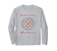 Wir Sehen uns in Walhalla (Dichiarazione vichinga Tedesca) Maglia a Manica