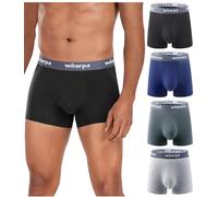 wirarpa Boxer da Uomo in Modale Elasticizzato Mutande, 4Paia 2XL