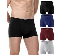 wirarpa Boxer Uomo Elasticizzato Mutande Intime Cotone 4 pz M