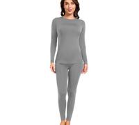 wirarpa Donna Intimo Termico Set Pile Leggero per l'inverno | Top e Pantaloni Lunghi, under wear termico, intimo termico donna invernale