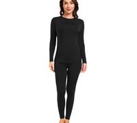 wirarpa Donna Intimo Termico Set Pile Leggero per l'inverno | Top e Pantaloni Lunghi, under wear termico, intimo termico donna invernale
