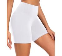 wirarpa Leggings Corti da Donna Pantaloncini Sportivi Corti, Pantaloni da Yoga a Vita Alta Jogging Shorts Antisfregamento Leggings Corti Yoga