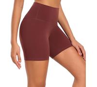 wirarpa Leggings Corti da Donna Pantaloncini Sportivi Corti, Pantaloni da Yoga a Vita Alta Jogging Shorts Antisfregamento Leggings Corti Yoga