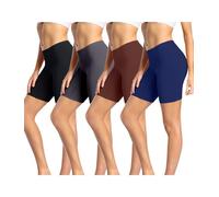 wirarpa Leggings Corti Pantaloncini Sottogonna Donna Cotone Multicolore S