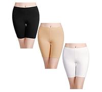 wirarpa Pantaloncini Sottogonna Boxer Donna Cotone 3 Pezzi Multicolore 4XL