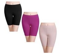wirarpa Pantaloncini Sottogonna Boxer Donna Cotone 3 Pezzi Multicolore M