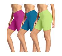 wirarpa Pantaloncini Sottogonna Boxer Donna Cotone Vita Alta Mutande Shorts Elasticizzati 3 Pezzi