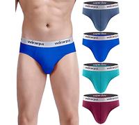 wirarpa Slip Intimo Uomo Mutande Intimo Elastico Cintura Larga Pacco da 7 Multicolore Taglia XL
