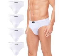 wirarpa Slip Uomo Cotone Mutande Intimo Pacco da 4 Bianco 2XL