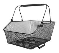 Wire Basket Ba-Rm Clamp L With Clamp For Rear Carrier, Material Steel, 45.5 X 29.5 X 21/13 Cm (Lxwxh), Black, With Two Grips With Pu Foam, Finishing: Pe Powder Coating, Oem