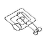 Wire Brain Teaser - Puzzle di prova QI da 8 pezzi, giocattolo difficile districare | Puzzle di bloccaggio in ferro metallico per adulti e gioco di puzzle educativo per il pensiero critico