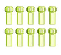 Wire Cap Crimps - 10 Pieces Cap Cycling Caps,Water Proof Rust Proof Tips For Road Mountain Bicycles Bikes Caps Offer Quick And Easy Installation With No Special Tools