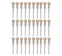 Wire Cleaning End Brush Pen Shape Steel Copper Wire Rust Paint Removal Polishing Rotary Tools for Car Parts Electronic Contacts Stainless Steel Copper Wire 30pcs