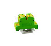 Wire Conductor 10Pcs EK-2.5/35 Connector Ground Screw Connection Din Rail Terminal Blocks EK2.5/35
