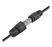 Wire Connector - IP68 Waterproof Electrical Wire Connector, Underground Junction Box & Terminal Block | 2-in/2-out & 3-out Rainproof Cable Sleeve for Outdoor Garden Power, Lighting, And Pond