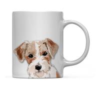 Wire Haired Jack Russell Up Close Tazze Eleganti Mug Unico Tazzine Da Caffè Per Ufficio Casa Latte 330Ml