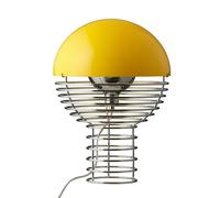 Wire Lampada da Tavolo Ø30 Cromo/Giallo