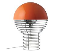 Wire Lampada da Tavolo Ø40 Cromo/Arancione