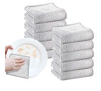Wire Miracle Cleaning Cloth,Wire Sponge Cloth,Smart Scrubs - Non-Scratch Scouring Cloths,Wire Dishwashing Rags for Cookware,Sinks, Dishes (10pcs)