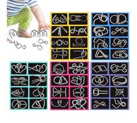 Wire Puzzle - Giocattolo educativo da 420 g, Puzzle, Test di abilità | Abilità di problem solving, esercizi mentali creativi, scuola, divertimento, riunioni di famiglia, studio regalo a