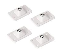 Wire Rope Hanging Wire Towing Wheel 4pcs Caster Pulley 360 Degrees Universal Wheel Low-Noise Storage Box Roller, Stainless Steel Pulley/Plastic Pulley Pulley Block