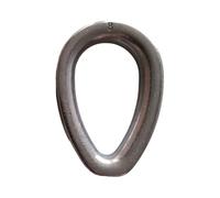 Wire Rope Thimbles Stainless Steel - Rigging Hardware, Marine Fittings, Long Lasting Duraable Wire Rope Equipment | Various Specifications Stainless Steel Thimble Clamp for Cables Anchoring Sailing