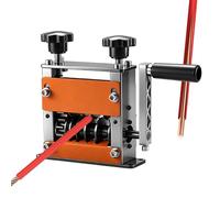 Wire Stripping Machine - 6-Hole Double Mode Portable Adjustable 0.04-0.67in | Electric + Hand Cable Stripper, Aluminum + Iron Build, 16x14x5.5cm, for Copper Aluminum Waste Wires Household