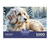 Wire Terrier 1000 Pezzi Carta Ecologica Resistente Puzzle Premium Adorable Pet Impossibilmente Difficile Sfida Unica Puzzle Regali Per Famiglia E Amici 38x26cm/1000pcs