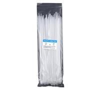 Wire Ties - Fastening Wire Ties | Adjustable Fastening Cable Wrap | 100 x Multi-purpose Nylon Cable Cord Management, Self-Locking Black Tie Wraps Computer Accessories For Home Electrical Equipmet