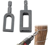 Wire Twister Tool For Drill, Fast & Durable Wire Twister for Drill, 1/4" Hex Shank, Perfect Fencing, Rebar and Electrical Wiring