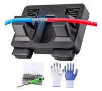 Wire Welding Fixture, Elettrodo Holder Tool, Portable Soldering Clamp, Automotive Repair Accessory, Circuit Connection Tool, Metal Construction Use, 2.72x1.93 Inches