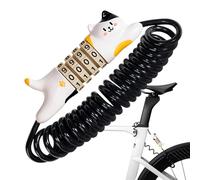 Wired , 4-Digit Anti-Theft Cavo, 13,5 x 6,5 cm Heavy-Duty and Scooter Security, Flessibile Design, Mountain Road Use