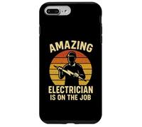 Wired for Greatness Bold Electrician Power Design Trades Tee Custodia per iPhone 7 Plus/8 Plus