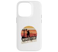 Wired For Greatness Lineman Tramonto Custodia per iPhone 14 Pro