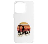 Wired For Greatness Lineman Tramonto Custodia per iPhone 15 Pro Max