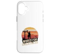 Wired For Greatness Lineman Tramonto Custodia per iPhone 16 Plus