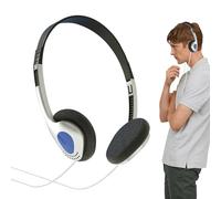 Wired Headphones - 1./3.94ft Retro Earphones, Over Ear Stereo Headset